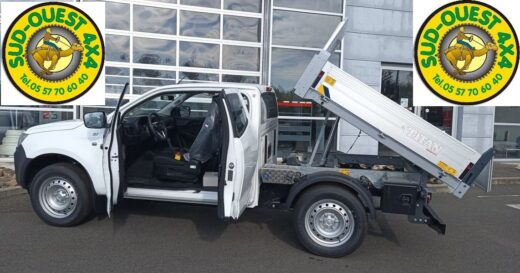 ISUZU D-Max Space Cab benne hydraulique Boite Auto, 4 places (sans d’Ecotaxe)