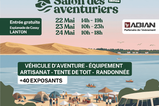 NOUS SERONS PRESENTS AU SALON de l &#8216;AVENTURE A LANTON